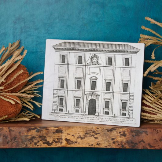 Palazzo del Collegio de Propaganda Fide, van 'Pal' Fotoplaat (Zijkant)