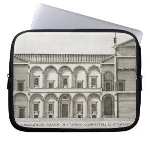 Palazzo di Santo Spirito uit de "Palazzi di Roma", Laptop Sleeve