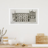 Palazzo di Santo Spirito uit de "Palazzi di Roma", Poster (Keuken)
