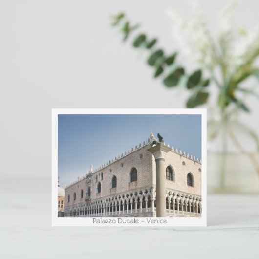 Palazzo Ducale Briefkaart (Staand voorkant)