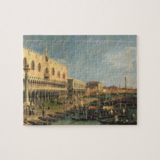 Palazzo Ducale en de Riva degli Schiavoni, Venic Legpuzzel (Horizontaal)