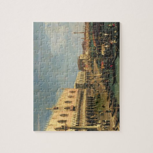 Palazzo Ducale en de Riva degli Schiavoni, Venic Legpuzzel (Verticaal)