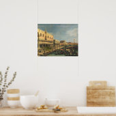 Palazzo Ducale en de Riva degli Schiavoni, Venic Poster (Keuken)