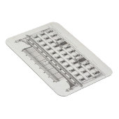 Palazzo Falconieri, Rome, uit de "Palazzi di Roma" Magneet (Rechterzijde)