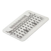 Palazzo Falconieri, Rome, uit de "Palazzi di Roma" Magneet (Linkerzijde)