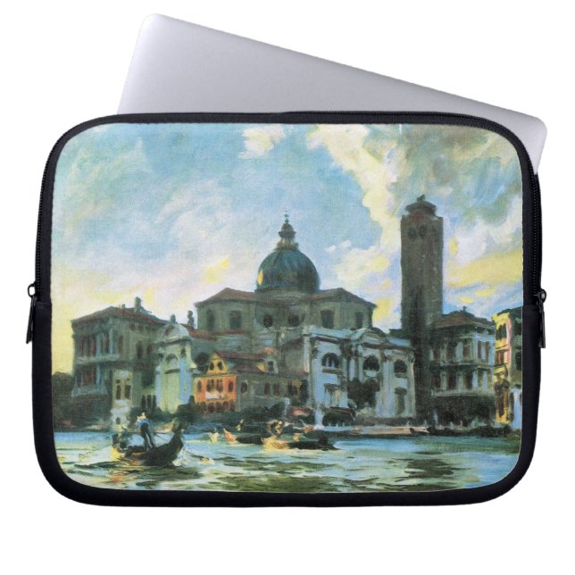 Palazzo Labia, Venetië door John Singer Sargent Laptop Sleeve (Voorkant)