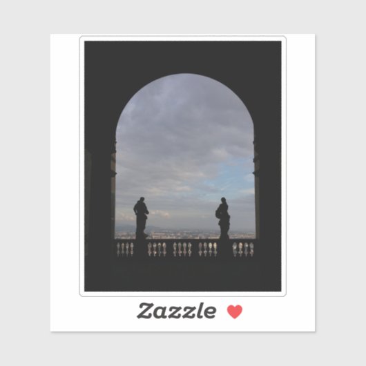 Palazzo Terzi in het prachtige Bergamo Sticker (Vel)