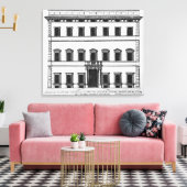 Palazzo van Alesandrino, Piazza SS Apostol Canvas Afdruk (Insitu (Woonkamer))