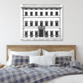 Palazzo van Alesandrino, Piazza SS Apostol Canvas Afdruk (Insitu (Slaapkamer))