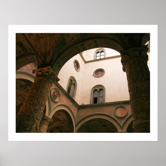 Palazzo Vecchio Courtyard Poster (Voorkant)