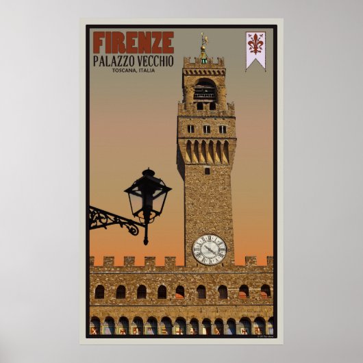 Palazzo Vecchio Tower Poster (Voorkant)