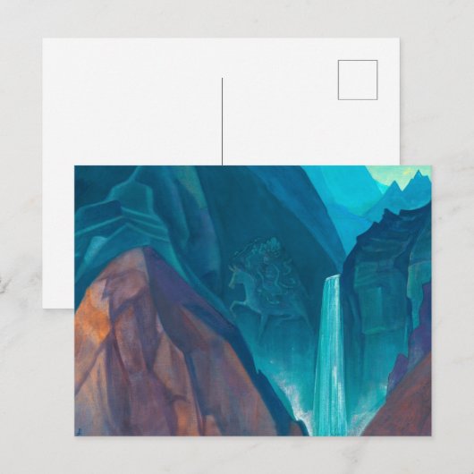 Palden Lhamo door Nicholas Roerich Feestdagenkaart (Voorkant / Achterkant)