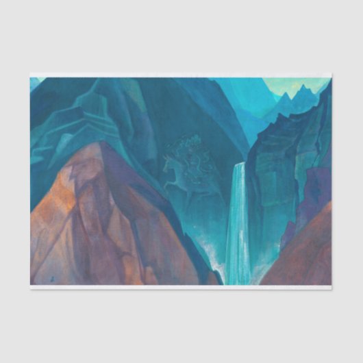 Palden Lhamo door Nicholas Roerich Tissuepapier (Voorkant)