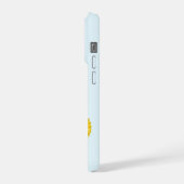 Pale Aqua Figaro phone case - telefoonhoesje iPhone Hoesje (Linkerkant)