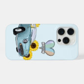 Pale Aqua Figaro phone case - telefoonhoesje iPhone Hoesje (Achterkant horizontaal)