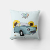 Pale Aqua Figaro pillow Kussen (Voorkant)