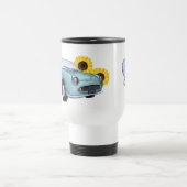 Pale Aqua Figaro travel mug - reisbeker (Center)