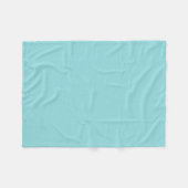 Pale Aqua - fleece deken - HAMbyWhiteGlove (Voorkant (Horizontaal))
