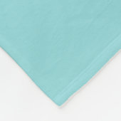 Pale Aqua - fleece deken - HAMbyWhiteGlove (Hoek)