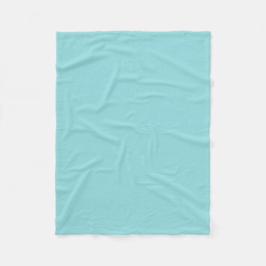 Pale Aqua - fleece deken - HAMbyWhiteGlove (Voorkant)