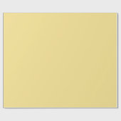 Pale Banana Yellow Pastel Spring Summer Color Cadeaupapier (Vlak)