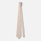 Pale Beige Spring And Summer Solid Color Stropdas (Voorkant)