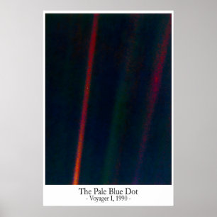 Pale Blue Dot Poster Voyager 1 Astronomie Print 10