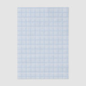 Pale Blue Plaid Tissue Paper (Light Blue Check) Tissuepapier (Voorkant)