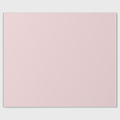 Pale Blush Pink Solid Cadeaupapier (Vlak)