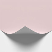 Pale Blush Pink Solid Cadeaupapier (Hoek)