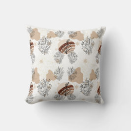 Pale Boho Wildflowers Flowers  Kussen