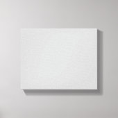Pale Gray Geometric Pattern - Summer Decor Canvas Afdruk (Voorkant)