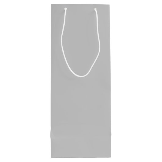 Pale Gray Geometric Pattern - Summer Decor Wijn Cadeautas (Achterkant)