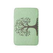 🌳 Pale Green Tree of Life Bath Mat Bathroom Dec (Voorkant Verticaal)
