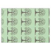 🌳 Pale Green Tree of Life Tablecloth Tafelkleed (Voorkant (Horizontaal))