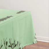 🌳 Pale Green Tree of Life Tablecloth Tafelkleed (Voorbeeld)