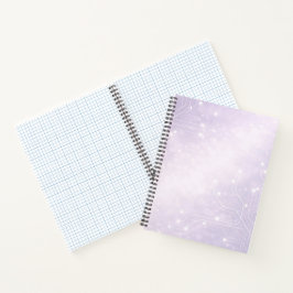 Pale lilac and pearl gray AI art  Notitieboek