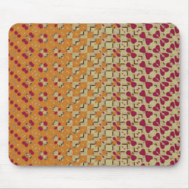 Pale Orange and Pink Mouse pad Muismat