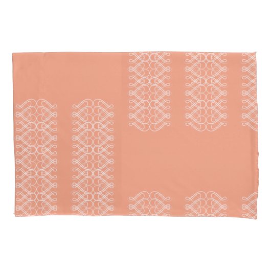 Pale Orange Pillowcase Kussensloop (Voorkant-Links)