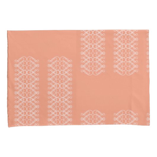 Pale Orange Pillowcase Kussensloop (Voorkant-Rechts)