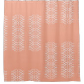 Pale Orange Shower Curtain Douchegordijn (Voorkant)
