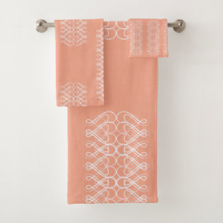 Pale Orange Towel Bad Handdoek