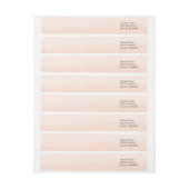 Pale Orange Watercolor Abstract (Vel)