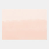 Pale Orange Watercolor Abstract Inpakpapier Vel (Voorkant 3)