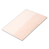 Pale Orange Watercolor Abstract Notitieblok (Schuin)