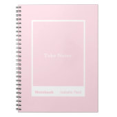 Pale Pink Block Quote Classic Notitieboek (Voorkant)