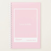 Pale Pink Block Quote | Fully Customizable Planner (Voorkant)