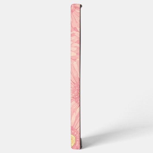 Pale Pink daisy pattern - large Samsung Galaxy Hoesje (Linkerkant)