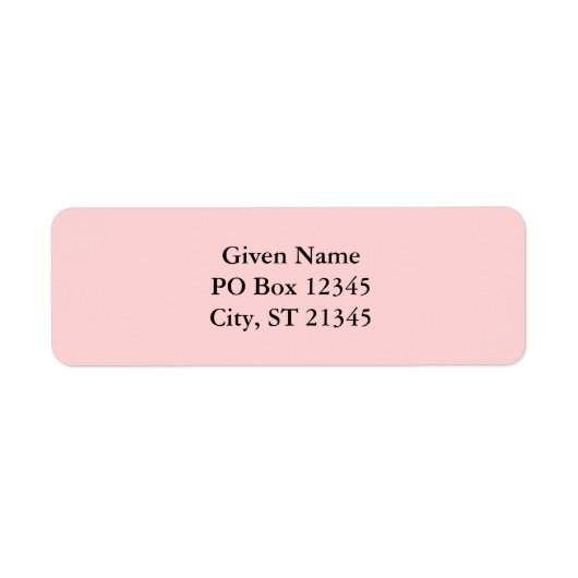 Pale pink etiket (Voorkant)