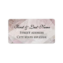 Pale Pink Florals Label